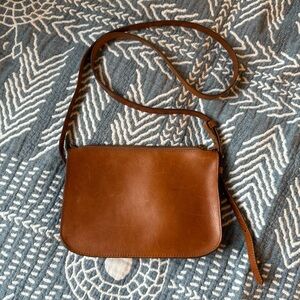 Madewell Brown Leather Crossbody Bag